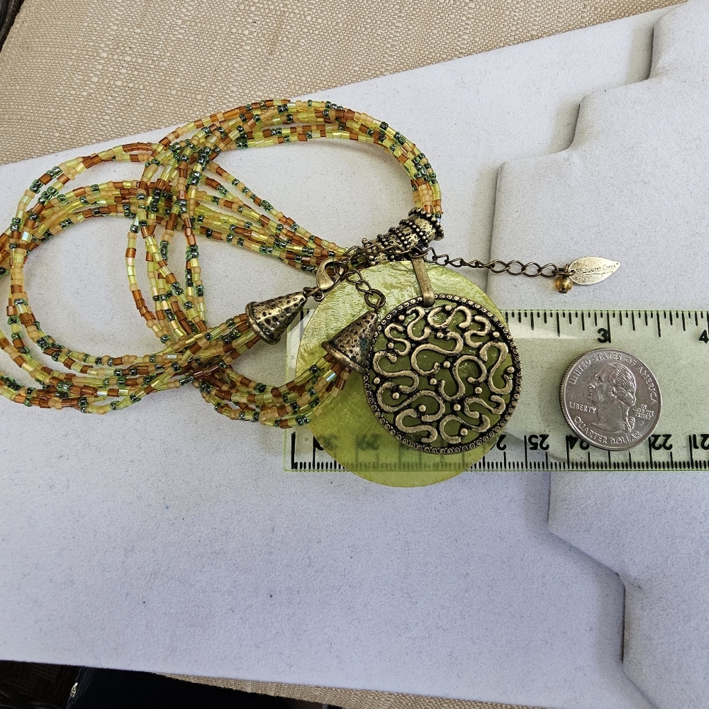 SET! Coldwater Creek Necklace and 925 Rope Ring with 925 Kachina Earrings SET! - Picture 14 of 16